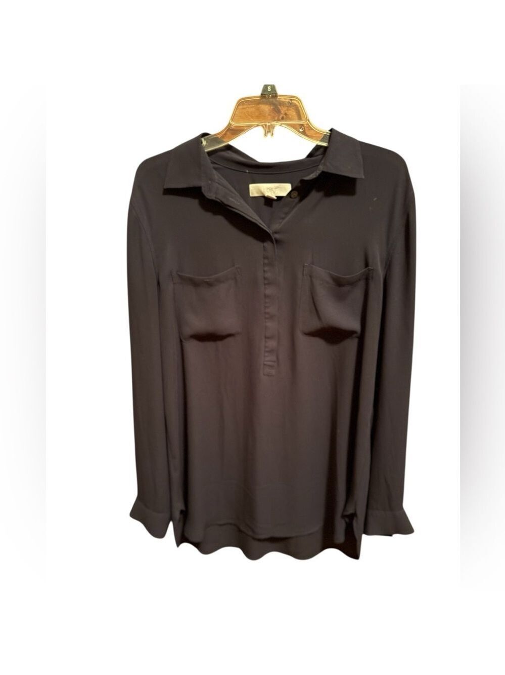 LOFT Blue Women's Sheer Shirt